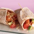 Wrap met avocado-tomatensalsa
