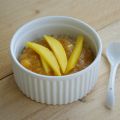 Gezond ontbijtje: Havermout met mango-limoensaus