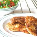 Krokante koolhydraatarme schnitzel