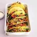 Mexicaanse groente in taco's