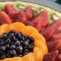 Fruit taart pizza