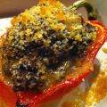 Gevulde paprika met oosterse Baharat-gehakt