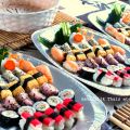Sushi's voor verjaardagsfeest วันเกิดเพื่อนบ้าน[...]