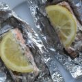 Zachte zalmpakketjes op de BBQ