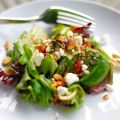 Geroosterde Amandelen en Geitenkaas Salade
