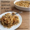 Havermout appelcrunch uit de oven