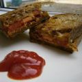 Spek, kaas, tomaat tosti