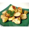 Geroosterde rozemarijn-lam-aardappelen