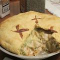 Pot pie met kalkoenvlees