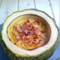 Gevulde bolcourgette als hartige taart