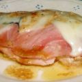 Kipfilet-ham-basilicum-mozzarella uit oven