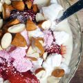 Ontbijt: Alpro Mild & Creamy met cranberries,[...]