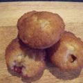 Muffins met witte chocola en bessen