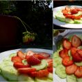 Komkommer-aardbeiensalade Salade Elona