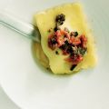 Ravioli met tomaten-olijvenboter