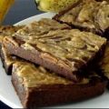 Banaan-pindakaas brownies