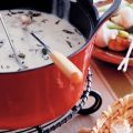 Fondue van drie biologische kazen
