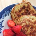 Banana Pancakes met Aardbeien