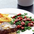 Kogelbiefstuk met mosterdsaus en frites