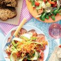 Aardappel-hamsalade