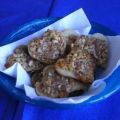 In chocolade gedoopte gemberkoekjes