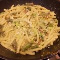 Verrukkelijke pasta met groene asperges,[...]