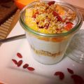 Granola van bulgur met kaki, goji bessen en[...]