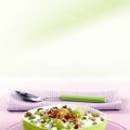 Munt yoghurt met witte druiven