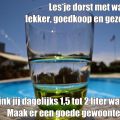 Dag 18: Les je dorst met water: goedkoop,[...]