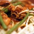 Ajam Pangang met boontjes en taugé