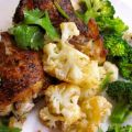 Krokante kippendij met bloemkool, broccoli en[...]