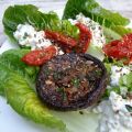 Salade met geroosterde Portobello en Tomaten