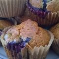 Muffins met blauwe bessen