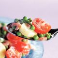 Aardappelsalade met garnalen