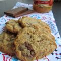 Chewy koekjes met pindakaas en chocola