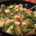 Gesmoorde tofu met groenten