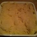 Haché parmentier van prei.
