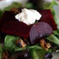 Veldsla met rode biet en feta