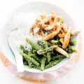 Kip teriyaki & sesamboontjes