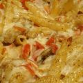 Romige gyros ovenschotel met penne