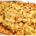 Plaattaart met shoarma & spitskool