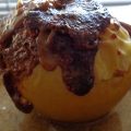 Appel uit de oven met dulce de leche
