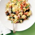 Pasta met tonijn en groenten