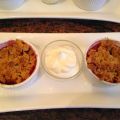 Crumble met Pruimen