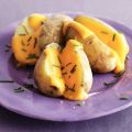Gepofte aardappel met kaas