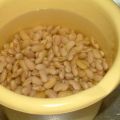 Gekookte witte bonen voor Cassoulet