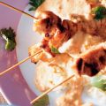 Kalkoenspiesjes met Thaise cashewnotensaus
