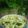 Geroosterde asperges met venkel en courgette
