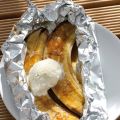 Banaan met rum en sinaasappel
