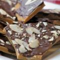 Harde toffee met chocola